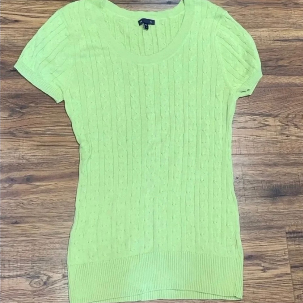 Gap Short Sleeve Sweater Size Large